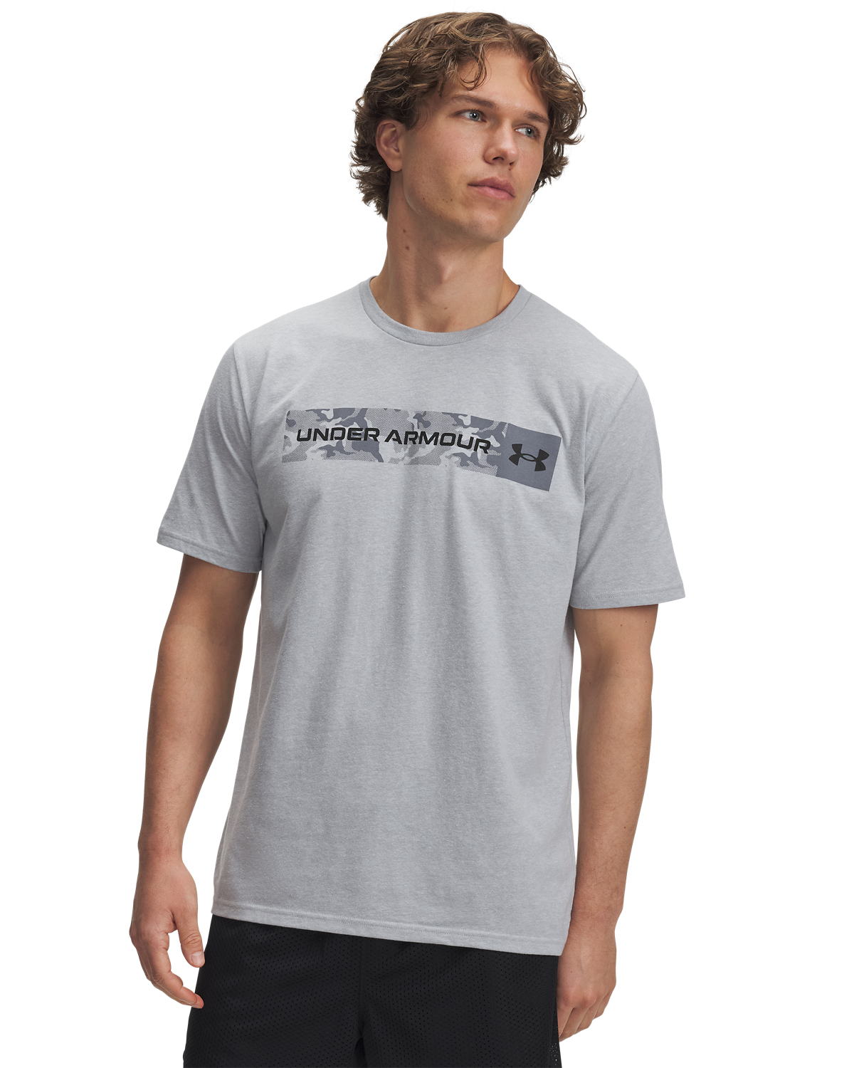 Men's UA Camo Chest Stripe Short Sleeve