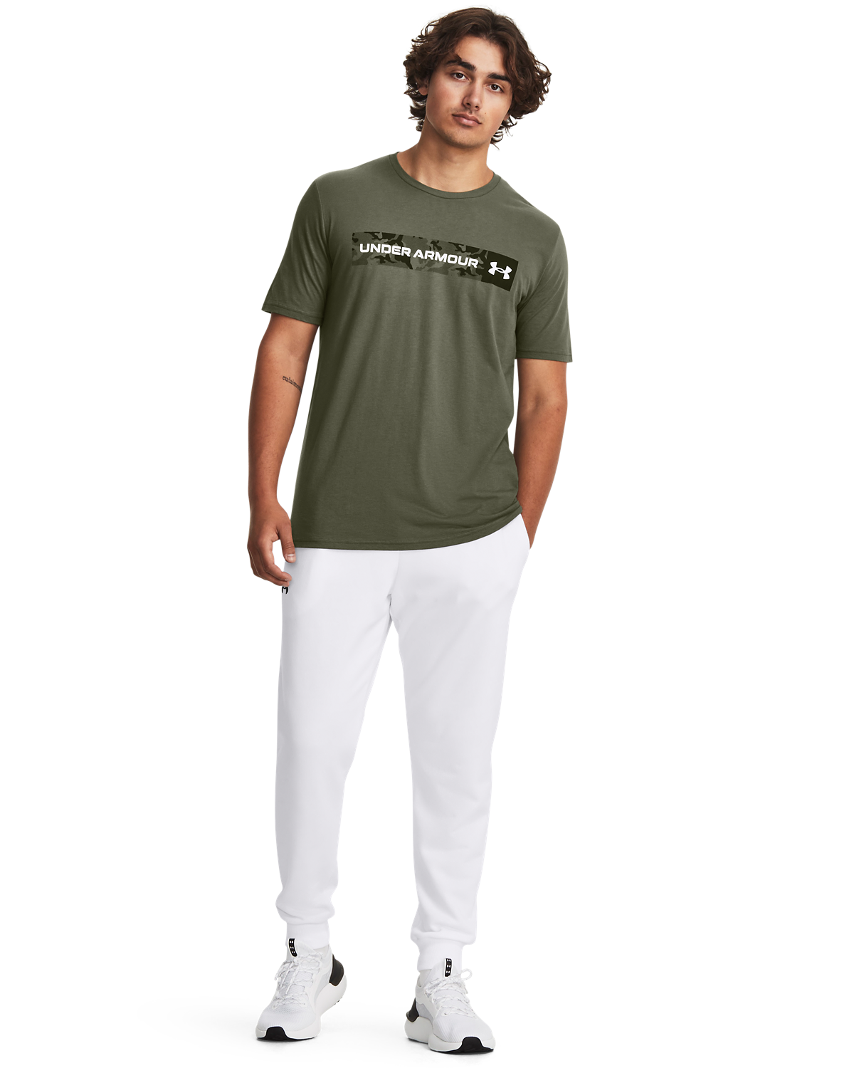 Men's UA Camo Chest Stripe Shortsleeve