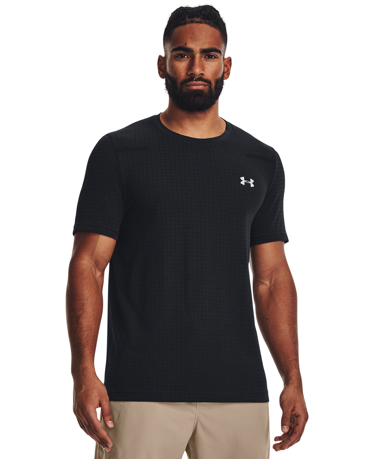 Men's UA Seamless Grid Short Sleeve