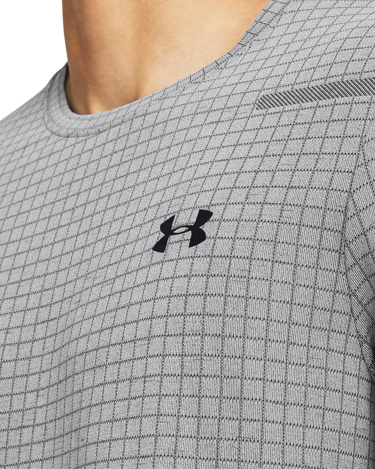 Men's UA Seamless Grid Short Sleeve