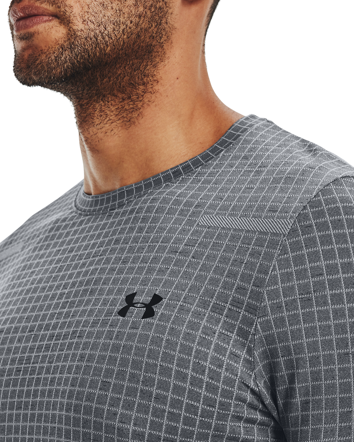 Men's UA Seamless Grid Short Sleeve