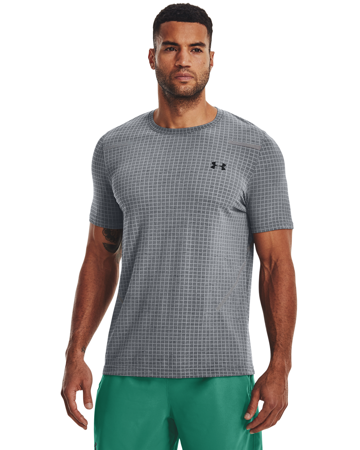Men's UA Seamless Grid Short Sleeve