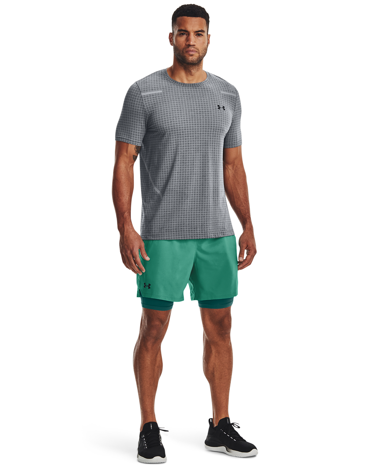 Men's UA Seamless Grid Short Sleeve