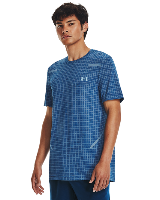 Men's UA Seamless Grid Short Sleeve