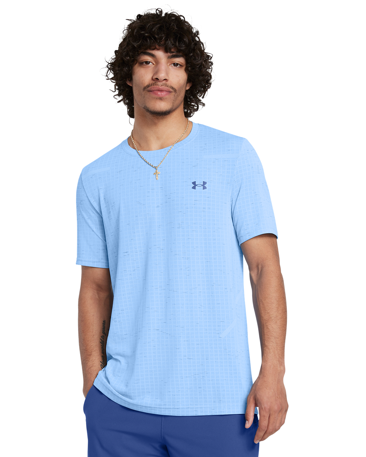 Men's UA Seamless Grid Short Sleeve