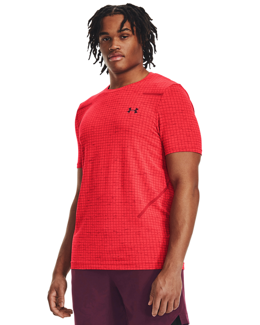 Men's UA Seamless Grid Short Sleeve