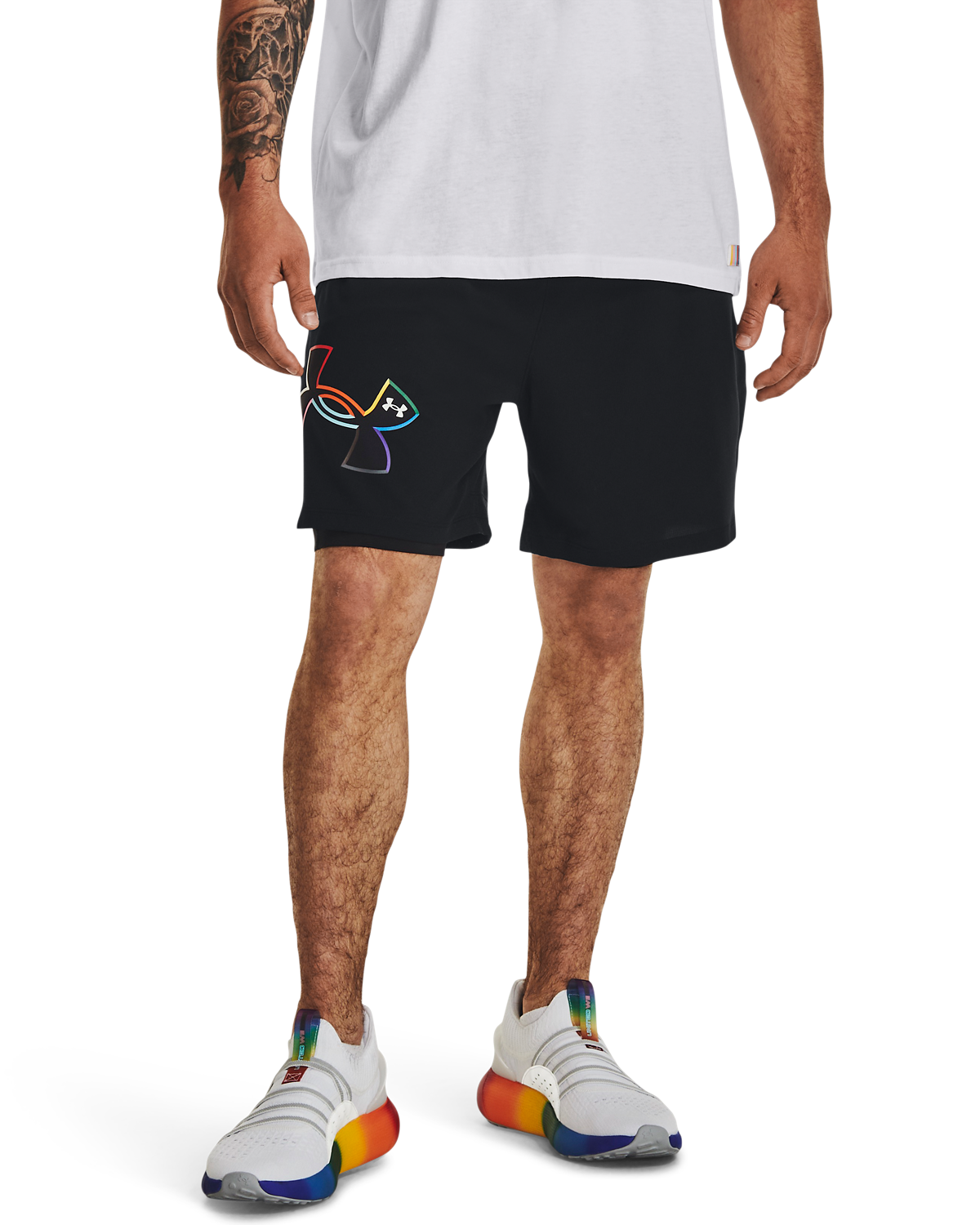Men's UA Vanish Woven 2-in-1 Pride Shorts