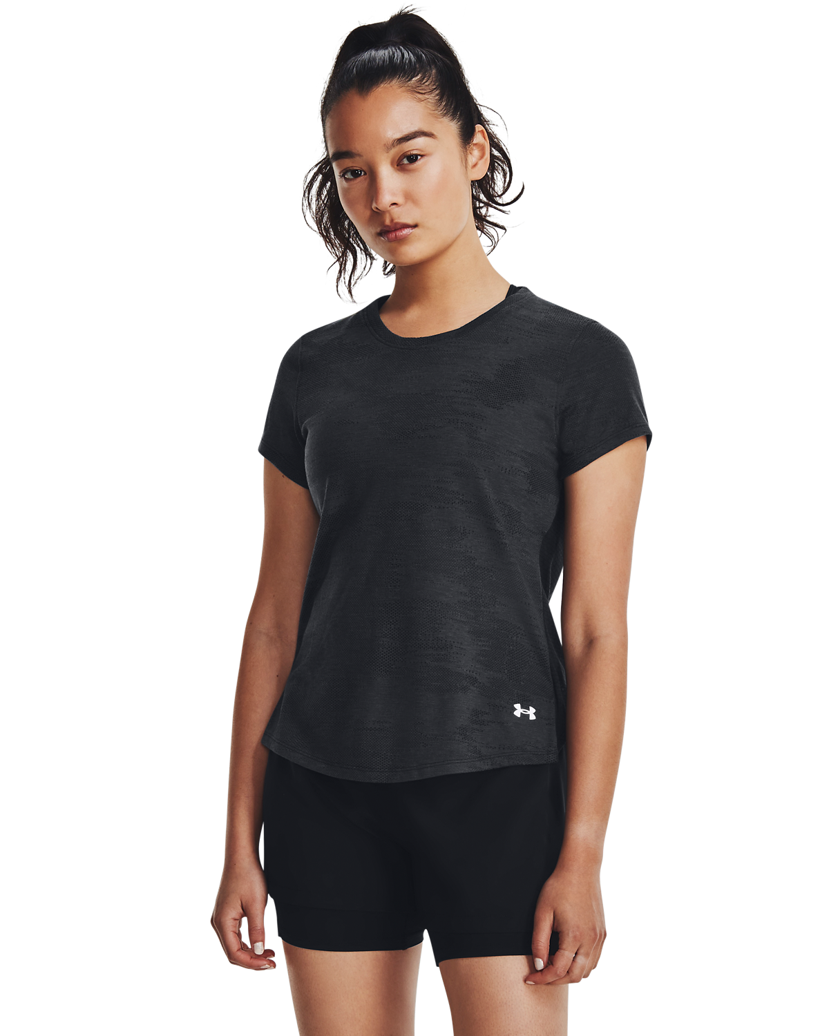 Women's UA Streaker Speed Camo Short Sleeve