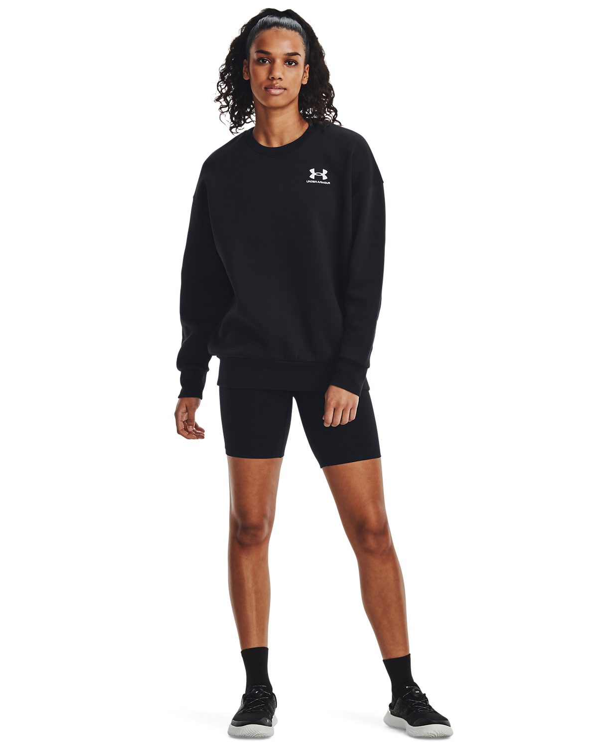 Women's UA Icon Fleece Oversized Crew