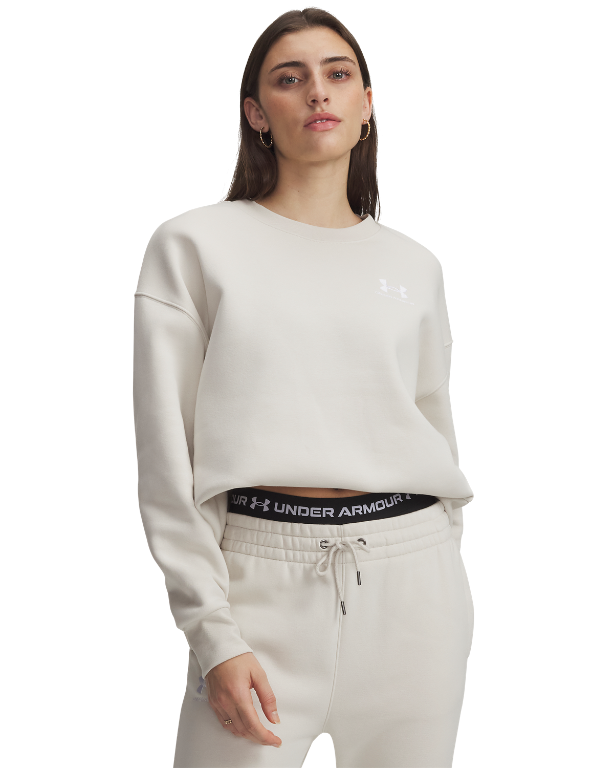 Women's UA Essential Fleece Oversized Crew