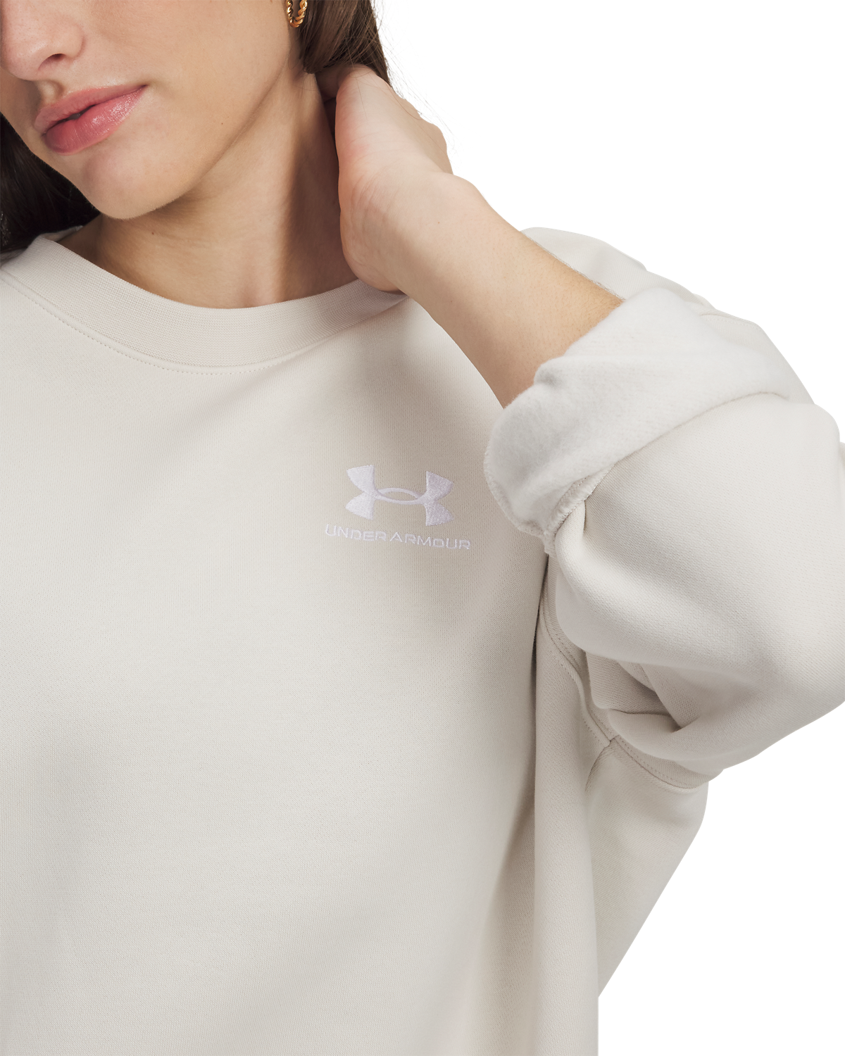 Women's UA Essential Fleece Oversized Crew