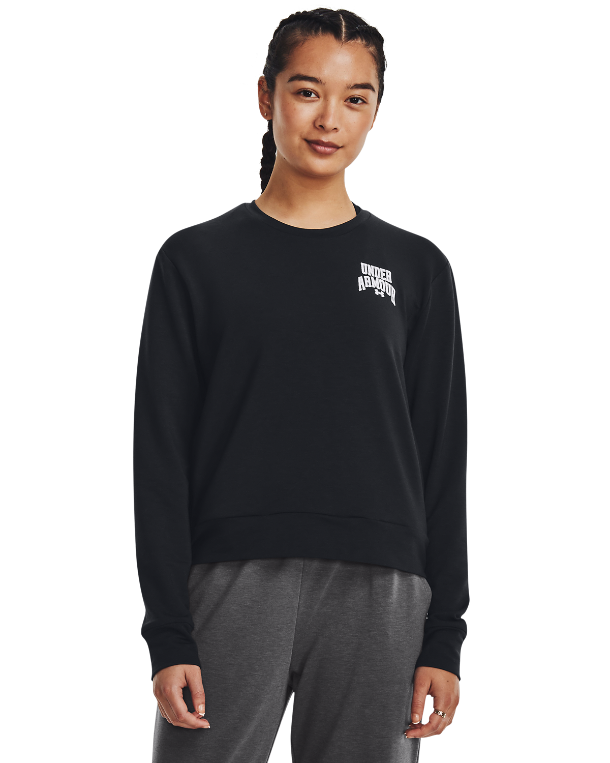 Women's UA Rival Terry Graphic Crew