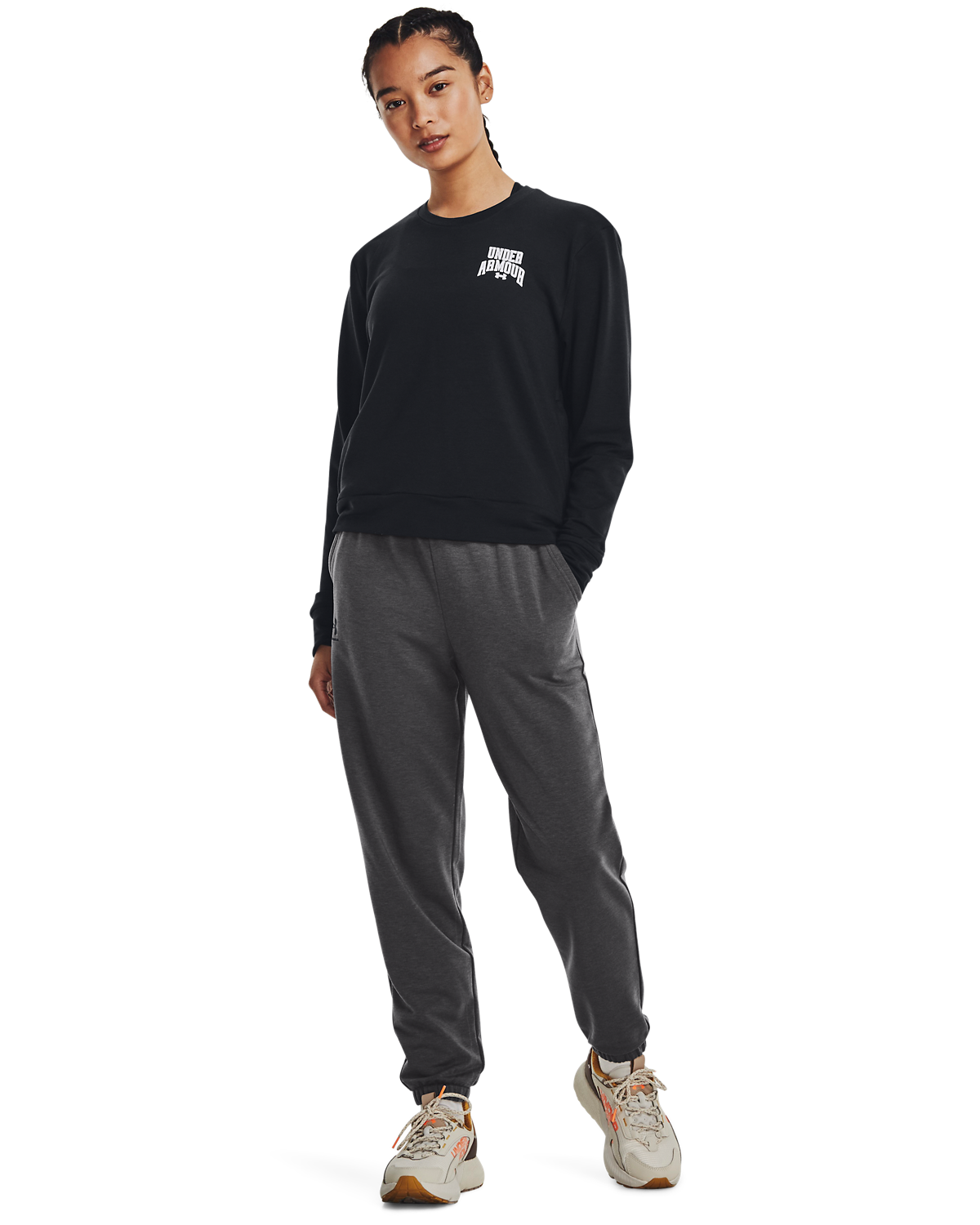 Women's UA Rival Terry Graphic Crew