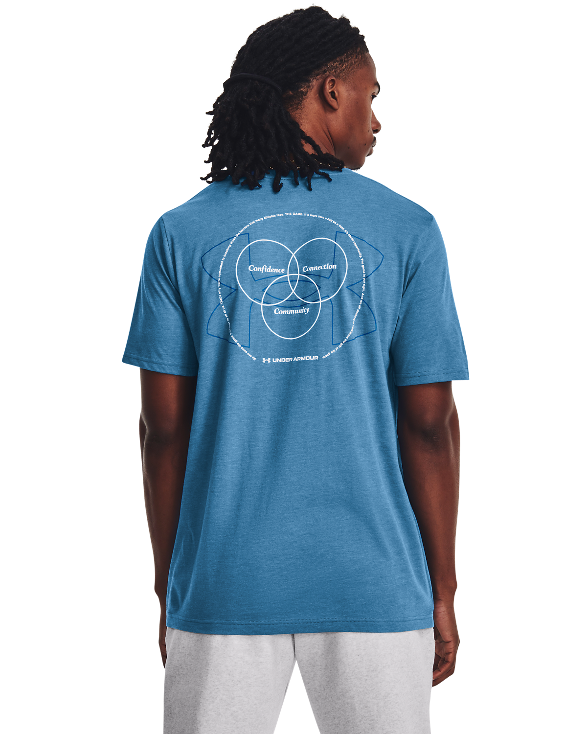 Men's UA Left Chest Confidence, Connection, Community Short Sleeve