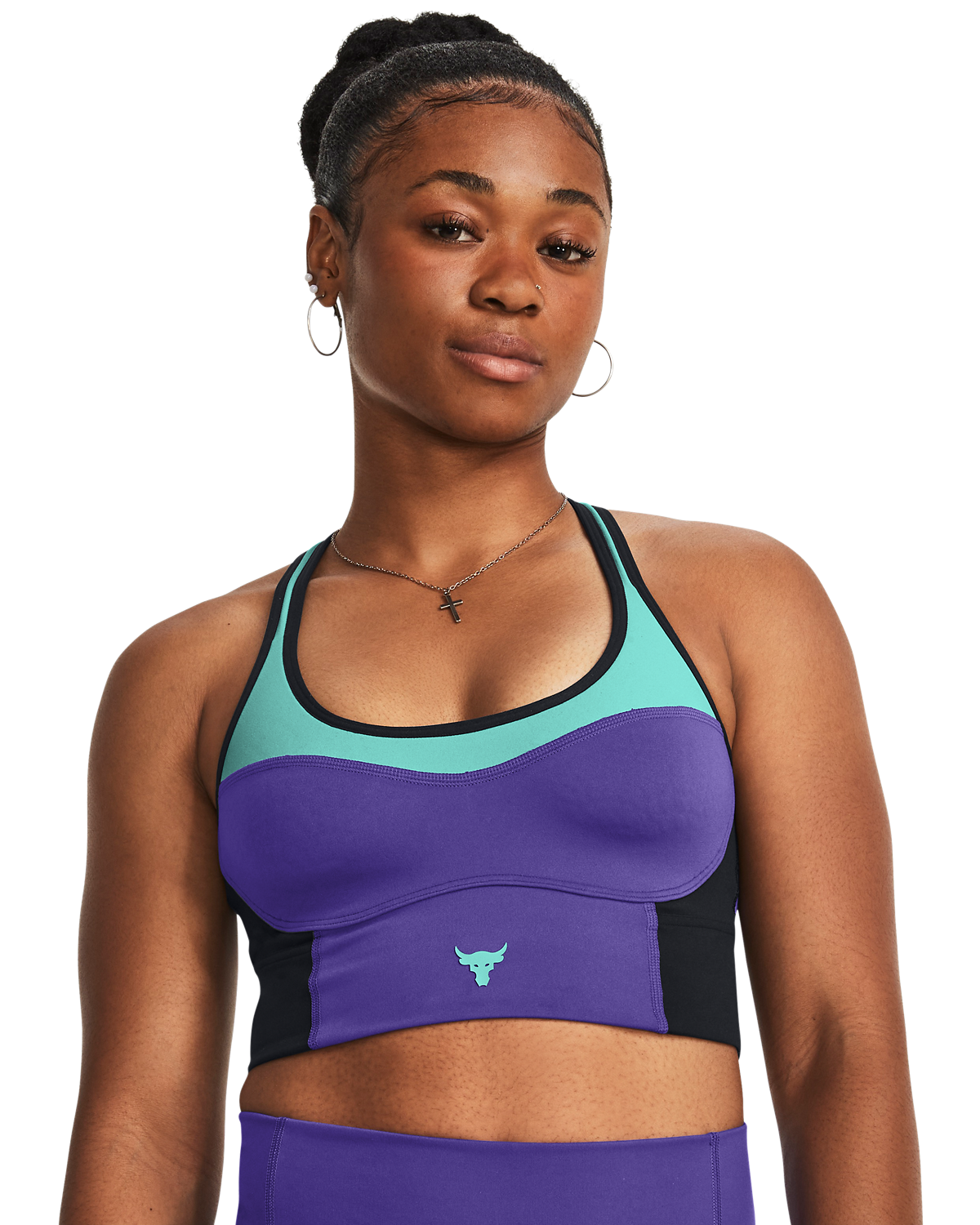 Women's Project Rock Infinity Mid Longline Lets Go Bra