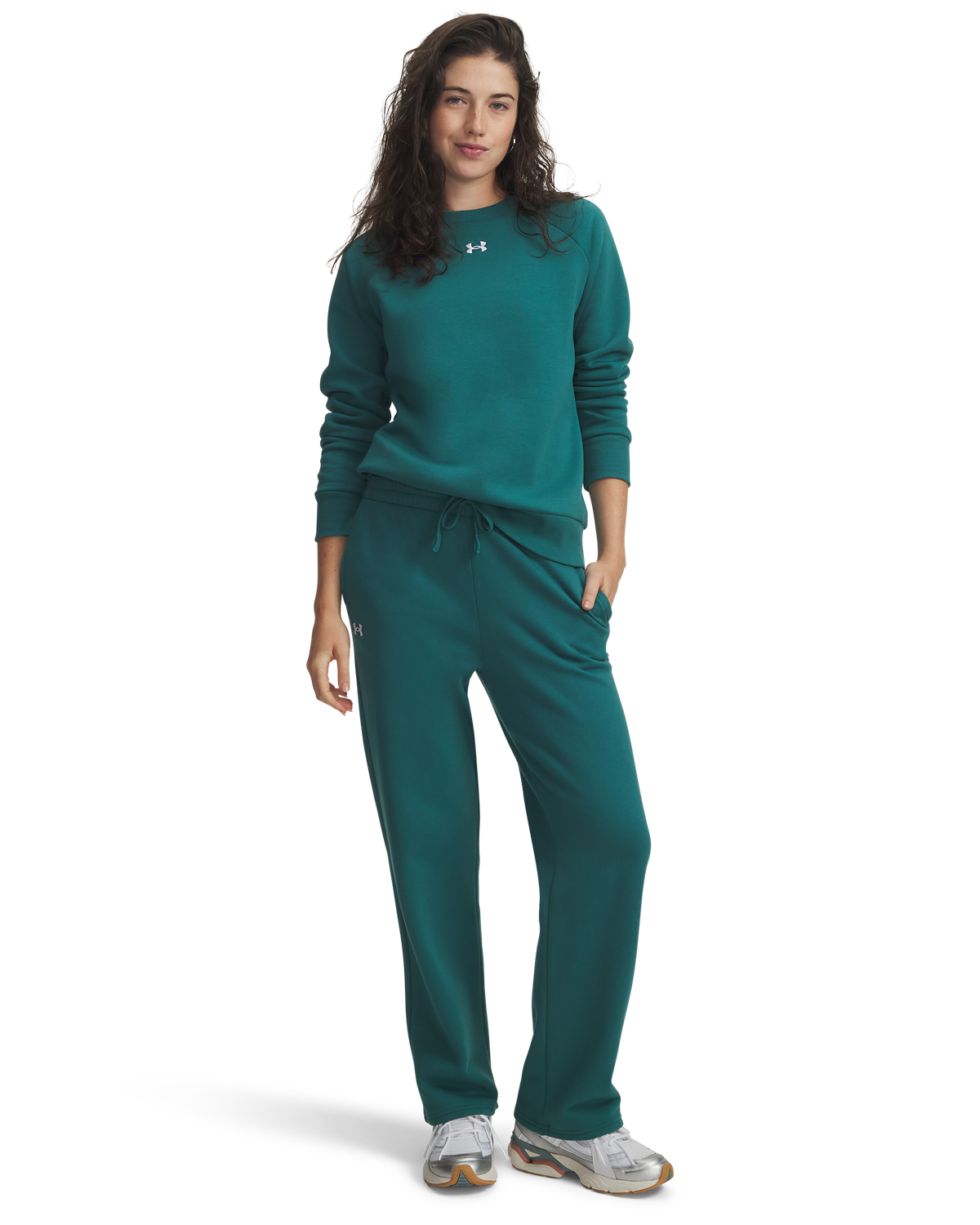 Women's UA Rival Fleece Straight Leg Pants