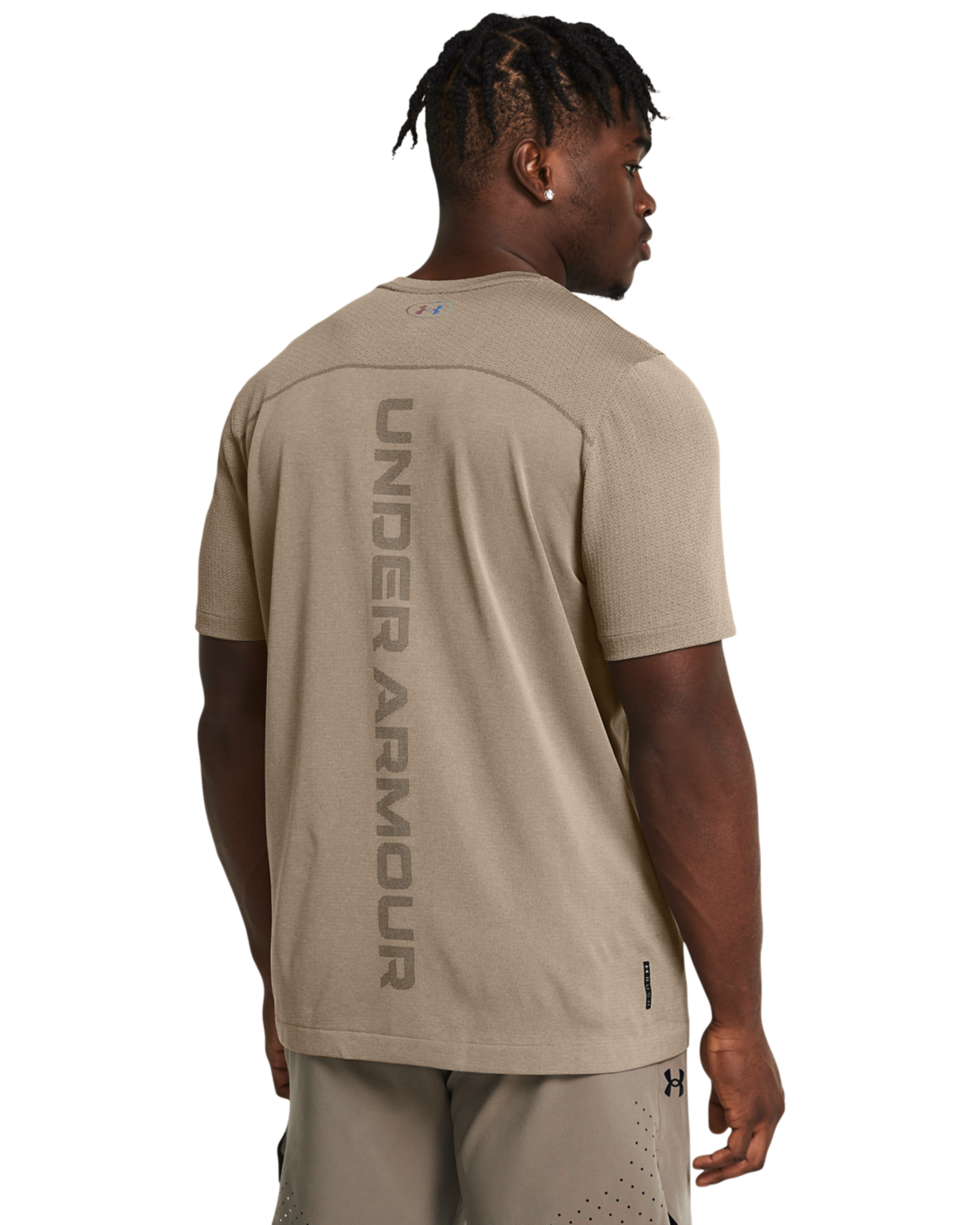 Men's UA Vanish Elite Seamless Wordmark Short Sleeve