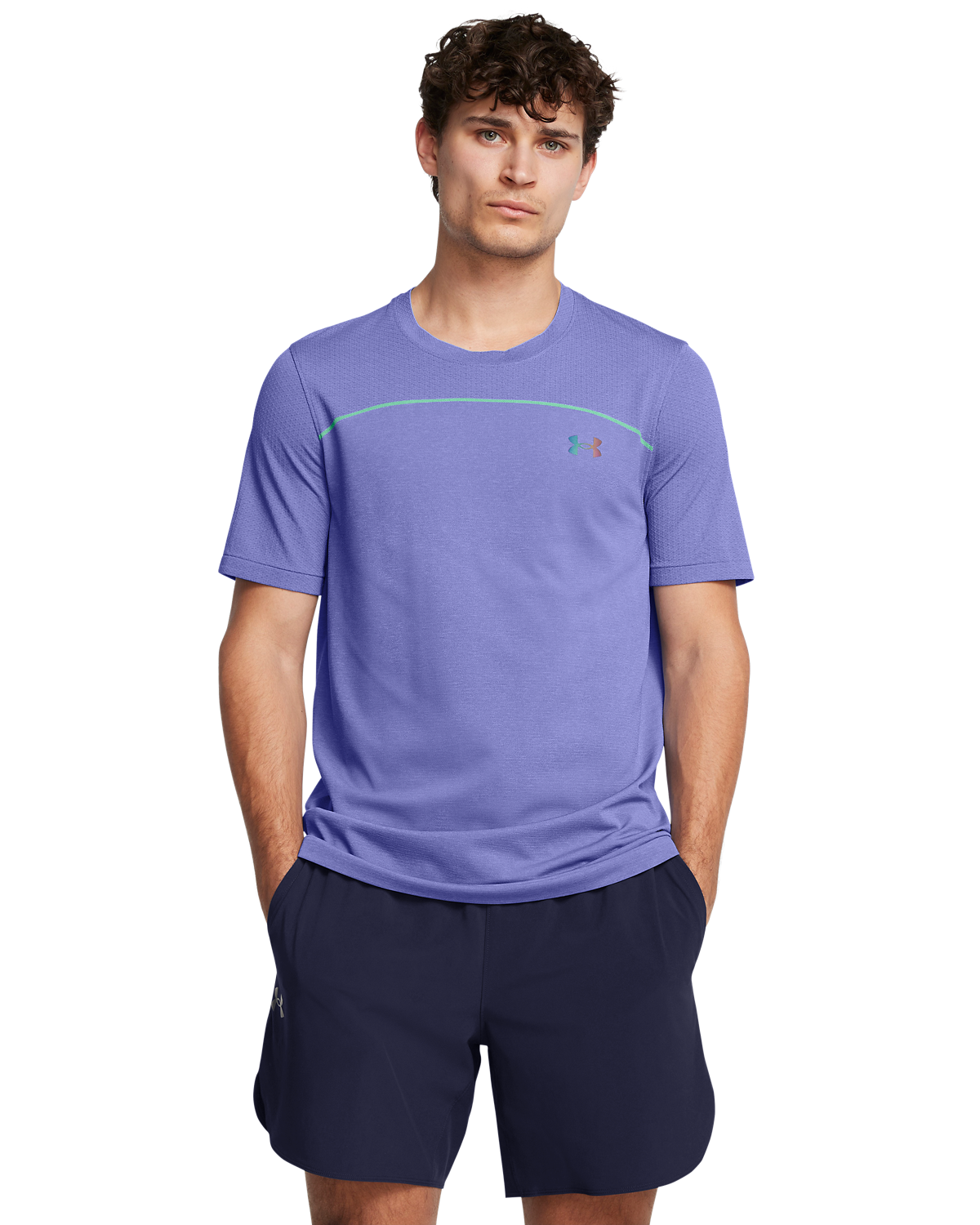 Men's UA Vanish Elite Seamless Wordmark Short Sleeve