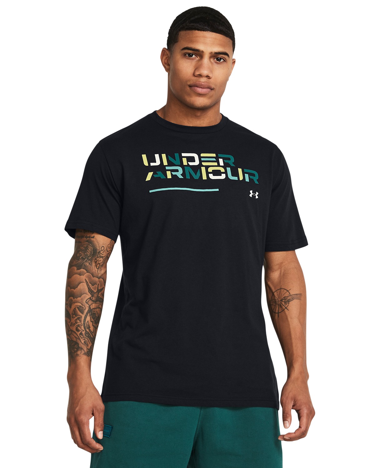 Men's UA Colorblock Wordmark Short Sleeve