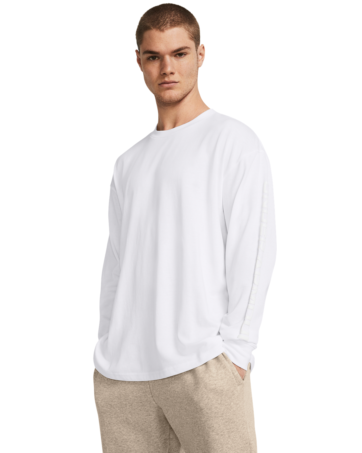 Men's UA Heavyweight Tonal Wordmark Longsleeve