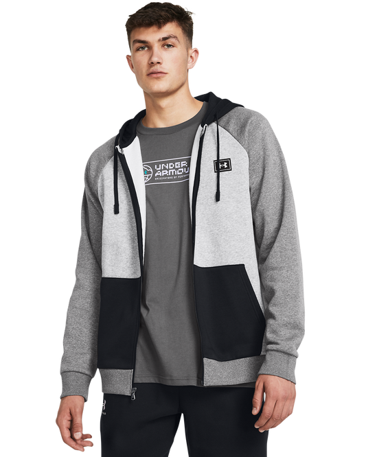 Men's UA Rival Fleece Colorblock Full-Zip