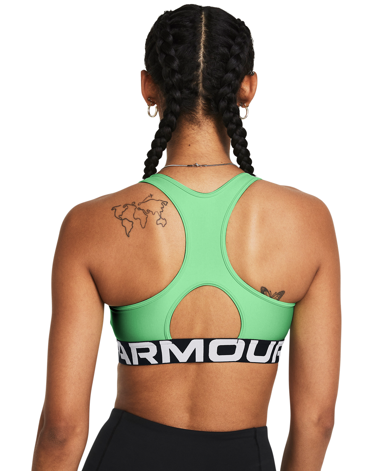 Women's HeatGear® Armour Mid Branded Sports Bra