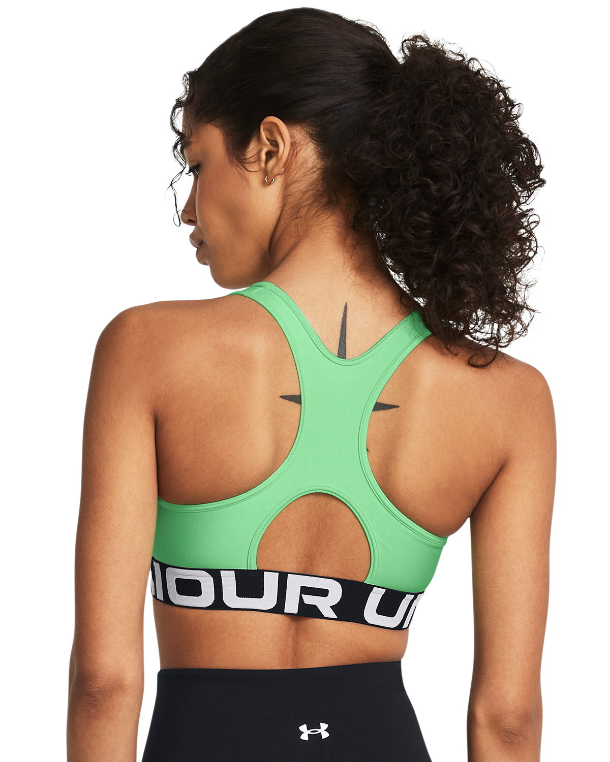 Women's HeatGear® Armour Mid Branded Sports Bra