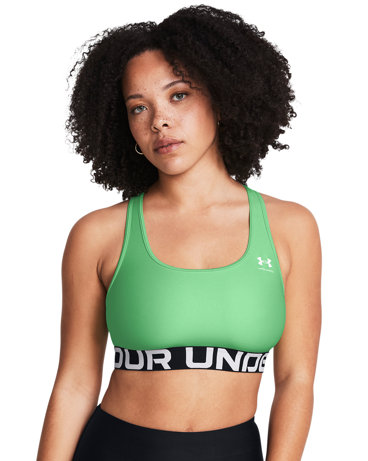 Women's HeatGear® Armour Mid Branded Sports Bra