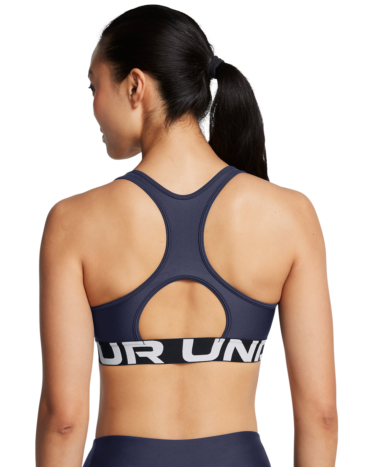 Women's HeatGear® Armour Mid Branded Sports Bra