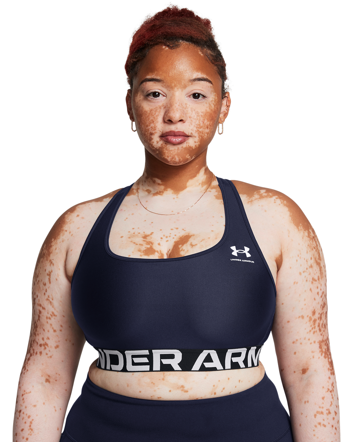 Women's HeatGear® Armour Mid Branded Sports Bra