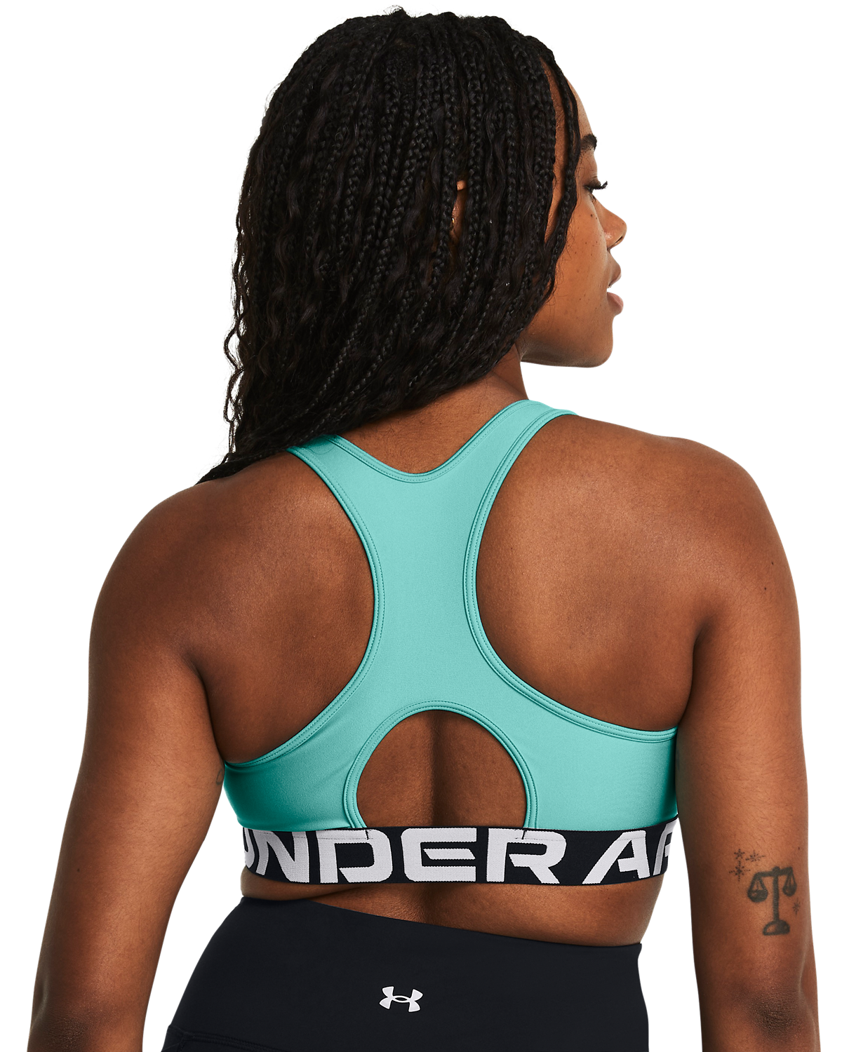 Women's HeatGear® Armour Mid Branded Sports Bra