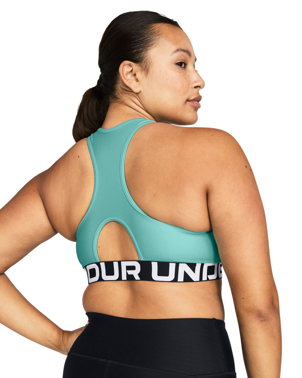 Women's HeatGear® Armour Mid Branded Sports Bra