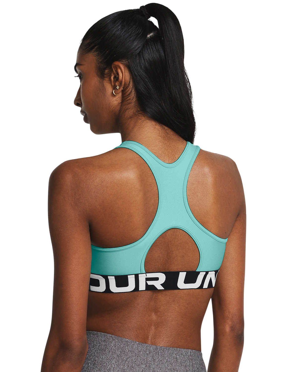 Women's HeatGear® Armour Mid Branded Sports Bra