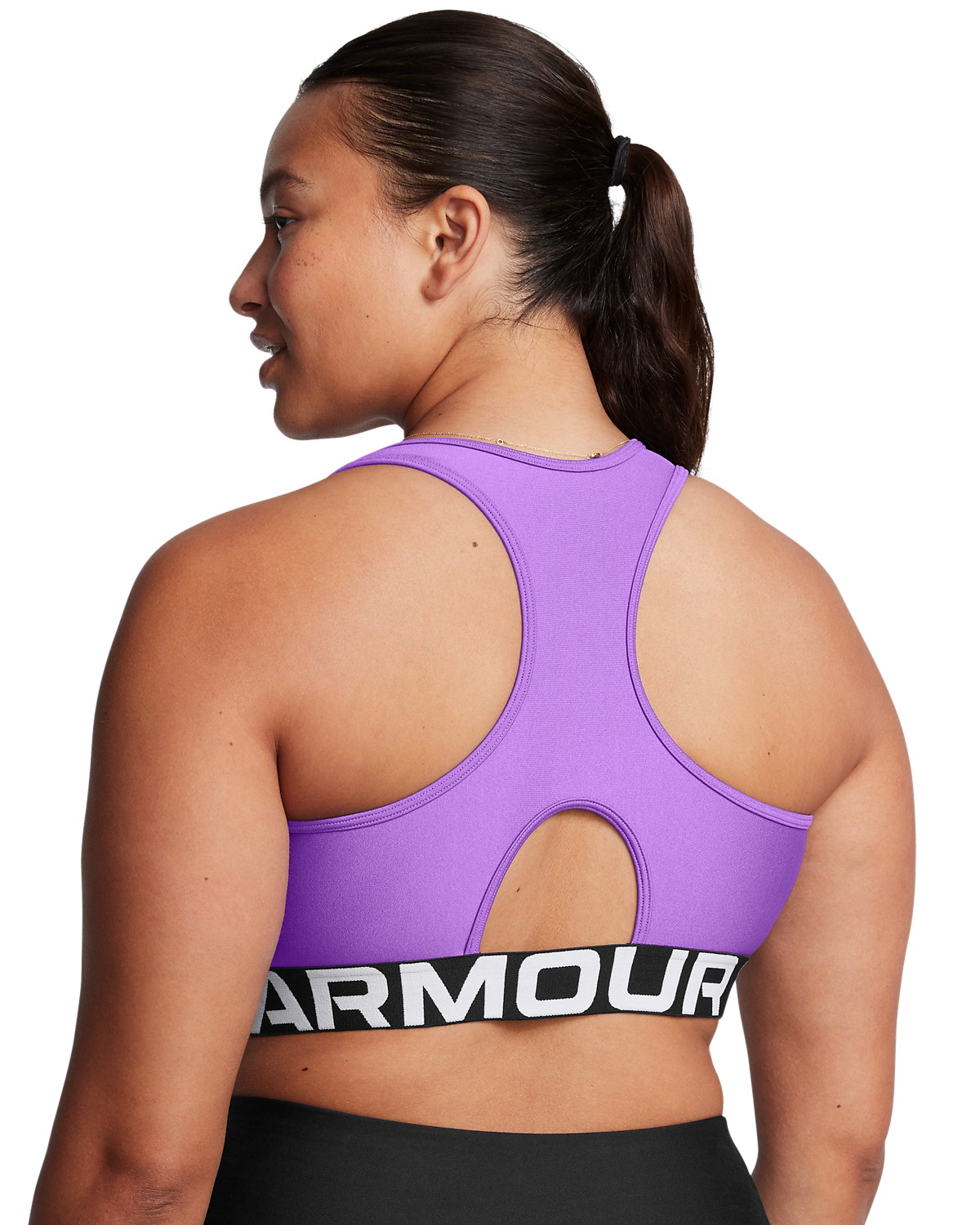 Women's HeatGear® Armour Mid Branded Sports Bra