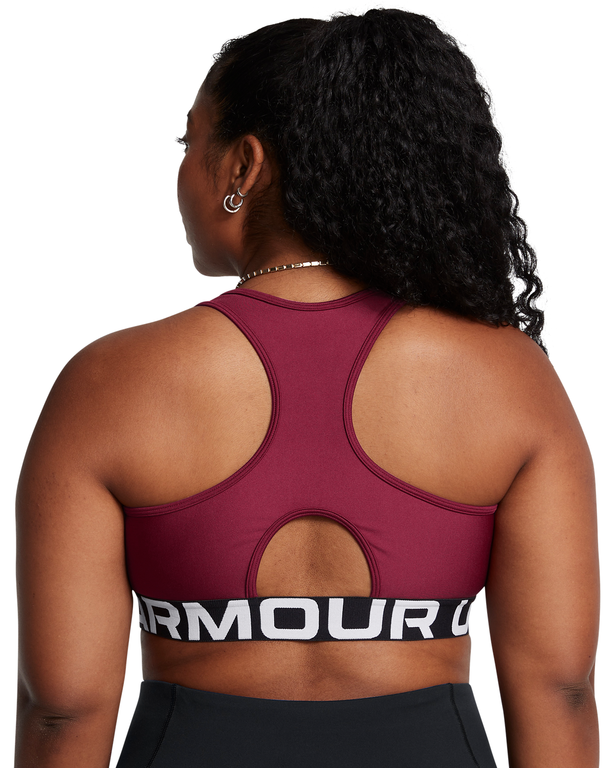 Women's HeatGear® Armour Mid Branded Sports Bra