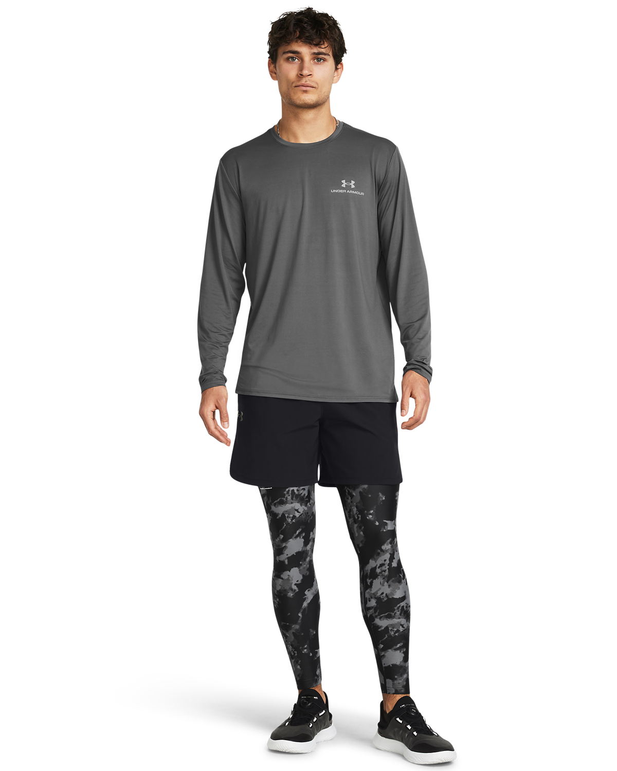 Men's HeatGear® Iso-Chill Printed Leggings