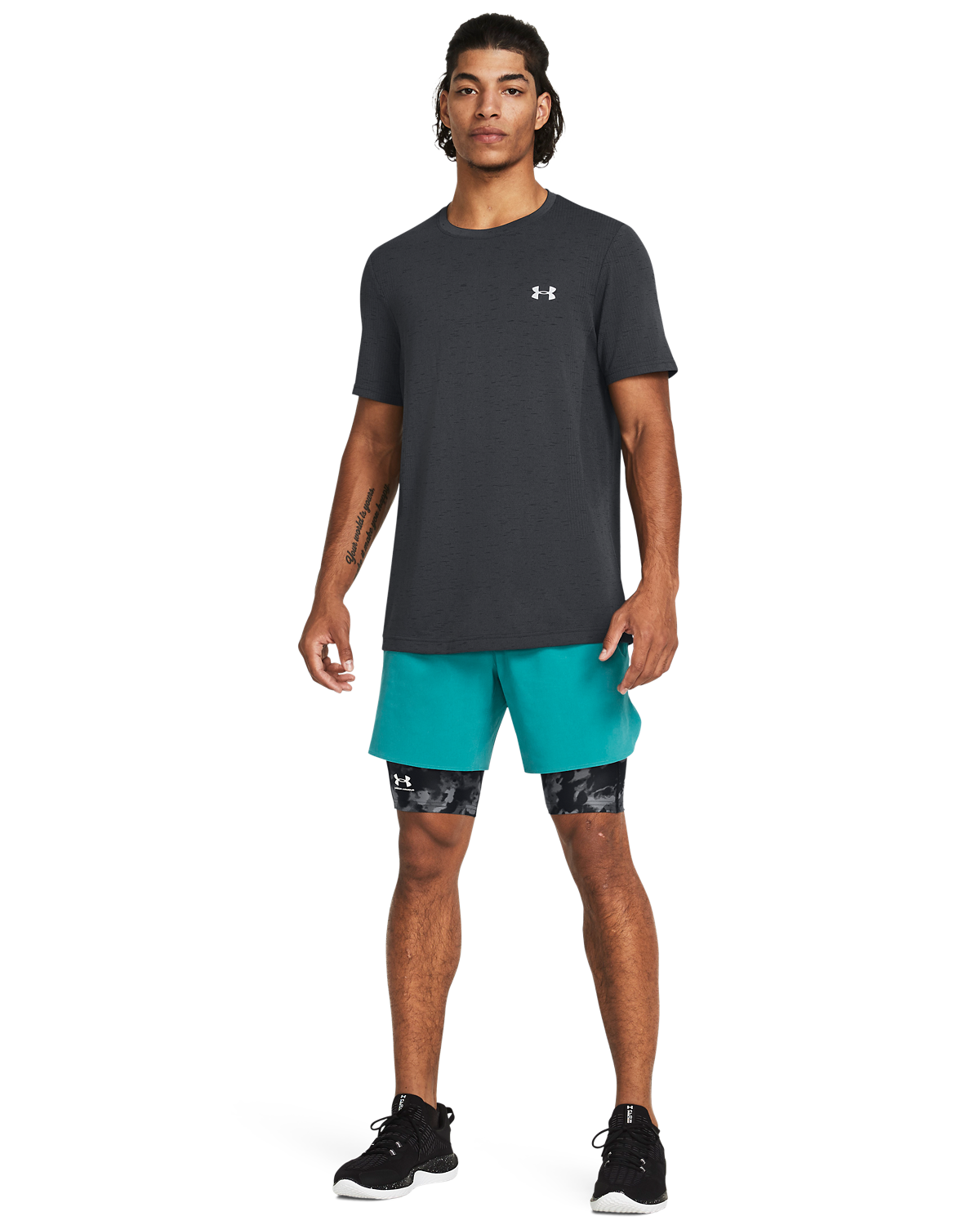 Men's HeatGear® Iso-Chill Printed Long Shorts