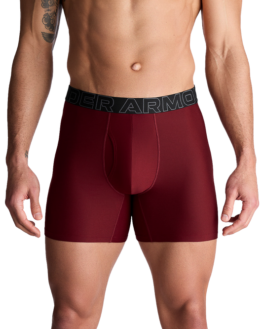 Men's Tech 6inch 3Pk Solid Boxer Briefs