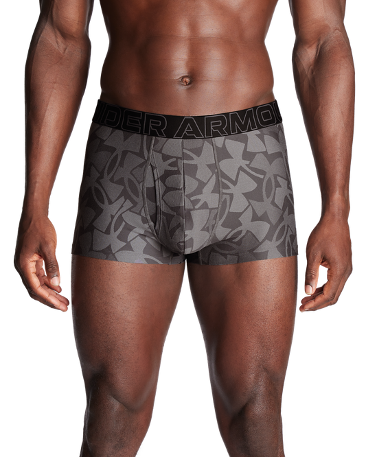 Men's Tech 3inch 3Pk Print/Solid Boxer Briefs