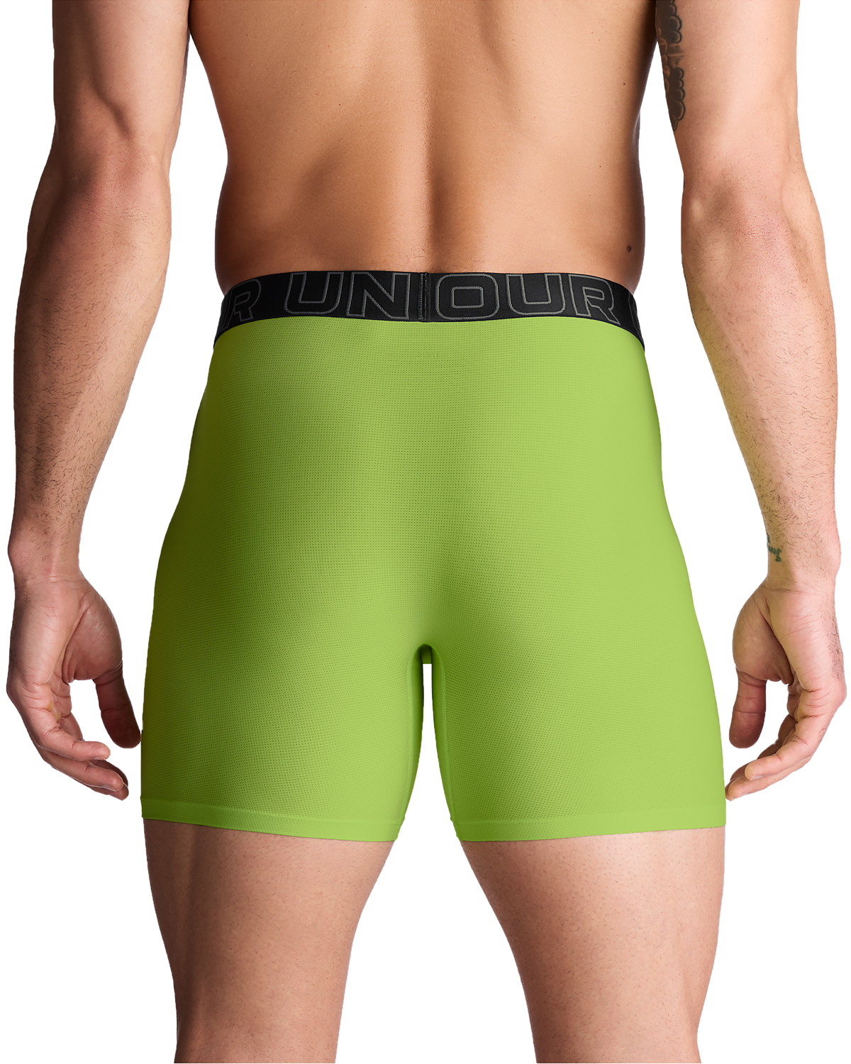 Men's Tech Mesh 6inch 3Pk Solid Boxer Briefs