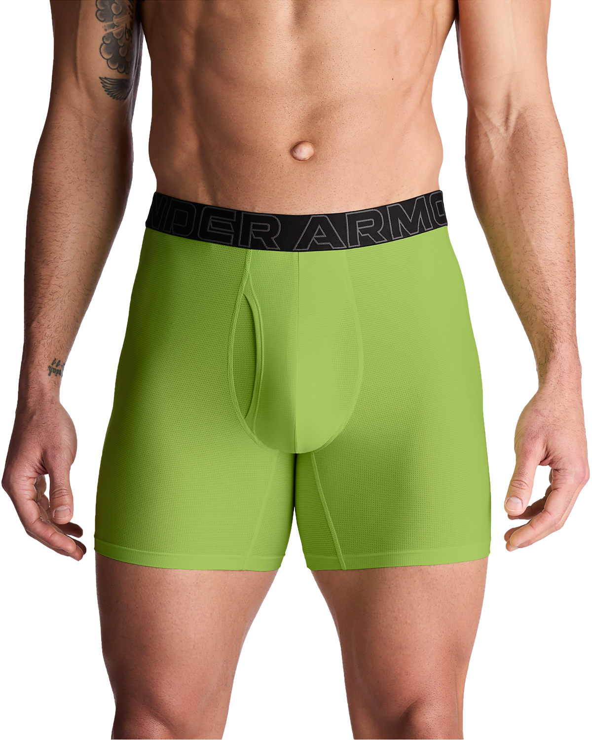 Men's Tech Mesh 6inch 3Pk Solid Boxer Briefs