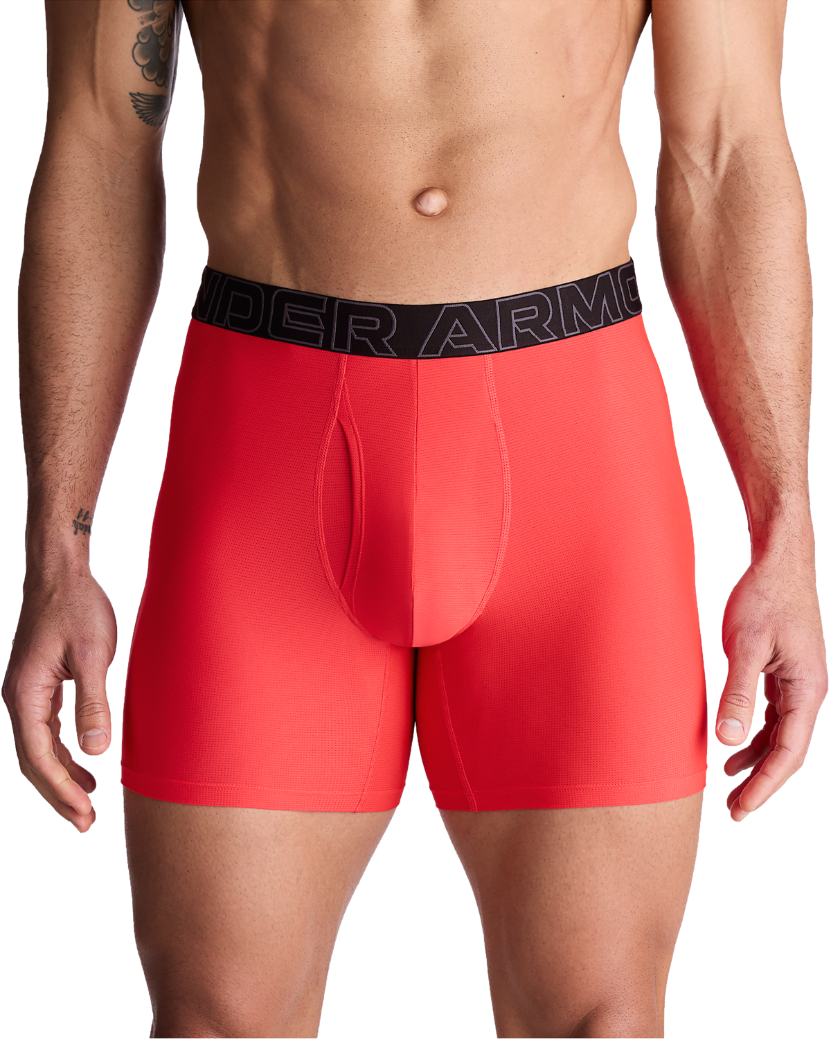 Men's Tech Mesh 6inch 3Pk Solid Boxer Briefs