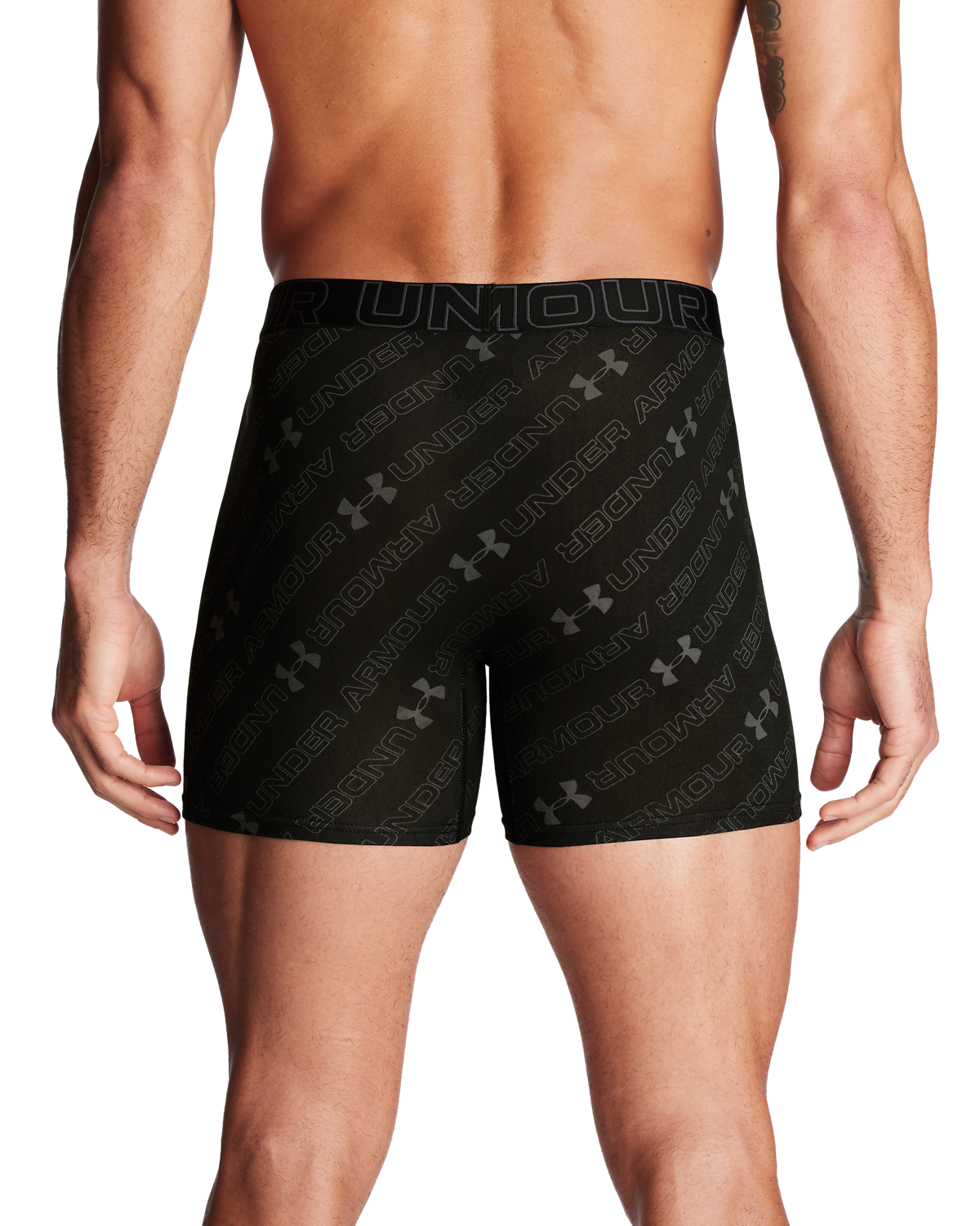 Men's UA Performance Cotton 6" 3-Pack Printed Boxerjock®