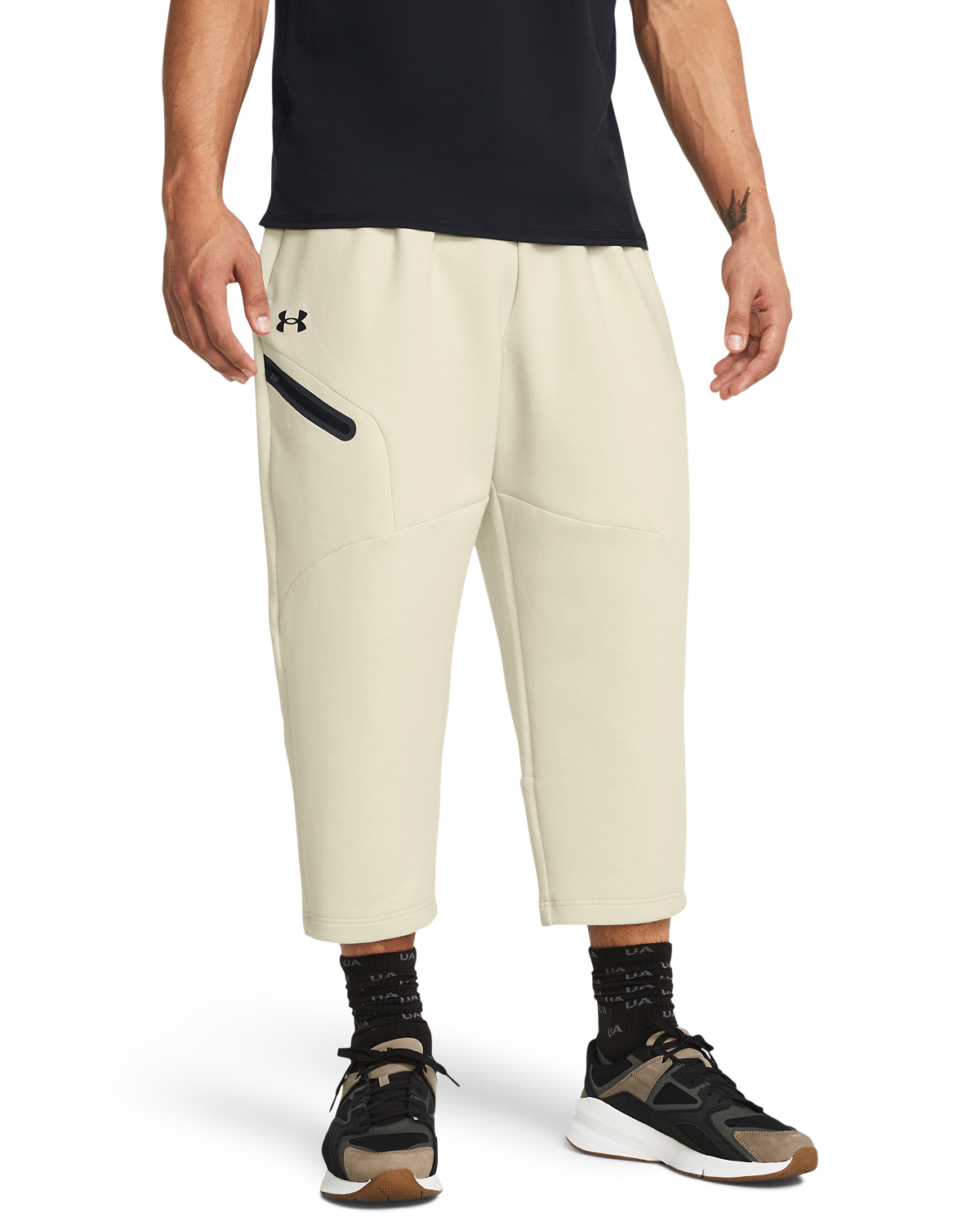 Men's UA Unstoppable Fleece Baggy Crop Pants