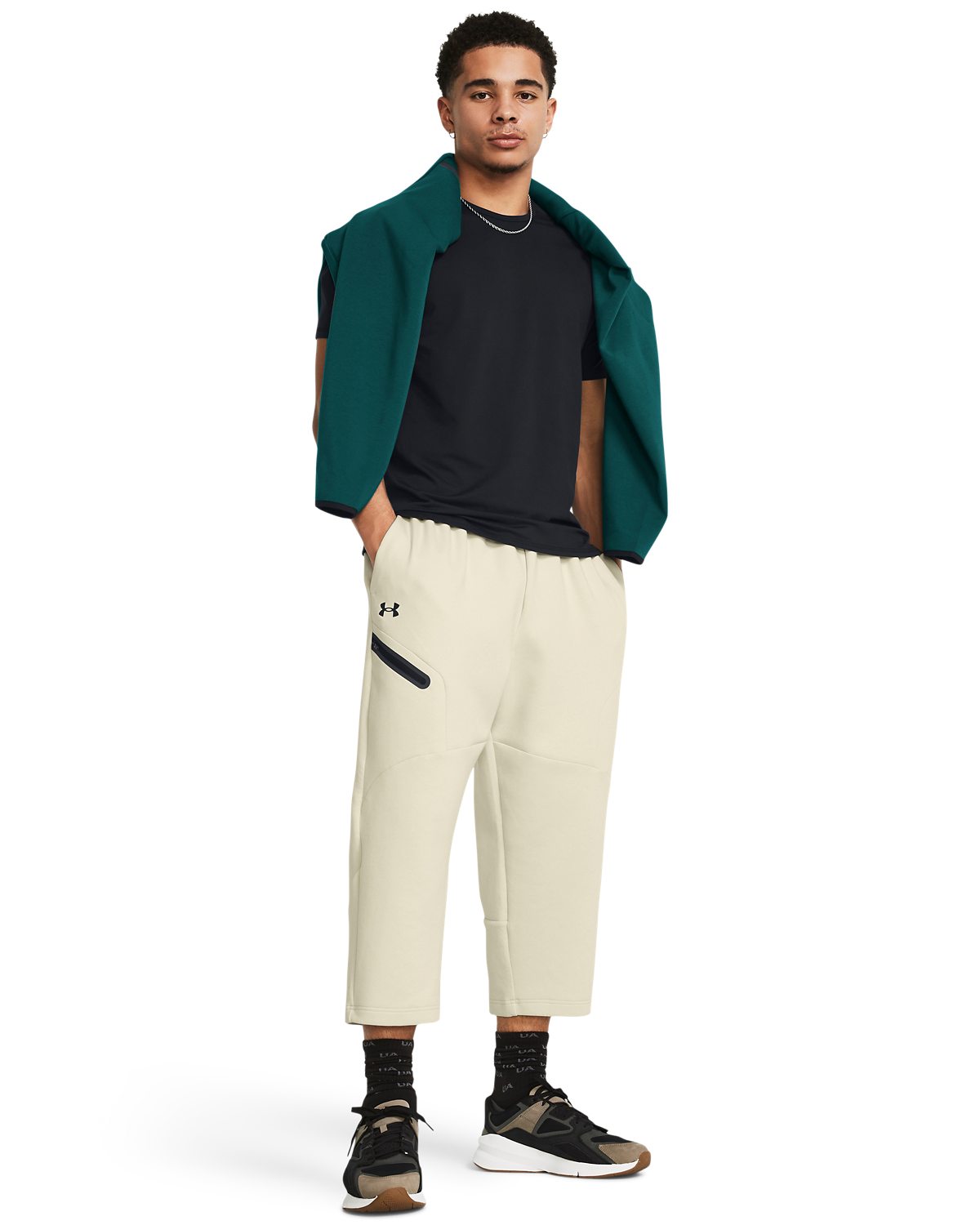 Men's UA Unstoppable Fleece Baggy Crop Pants