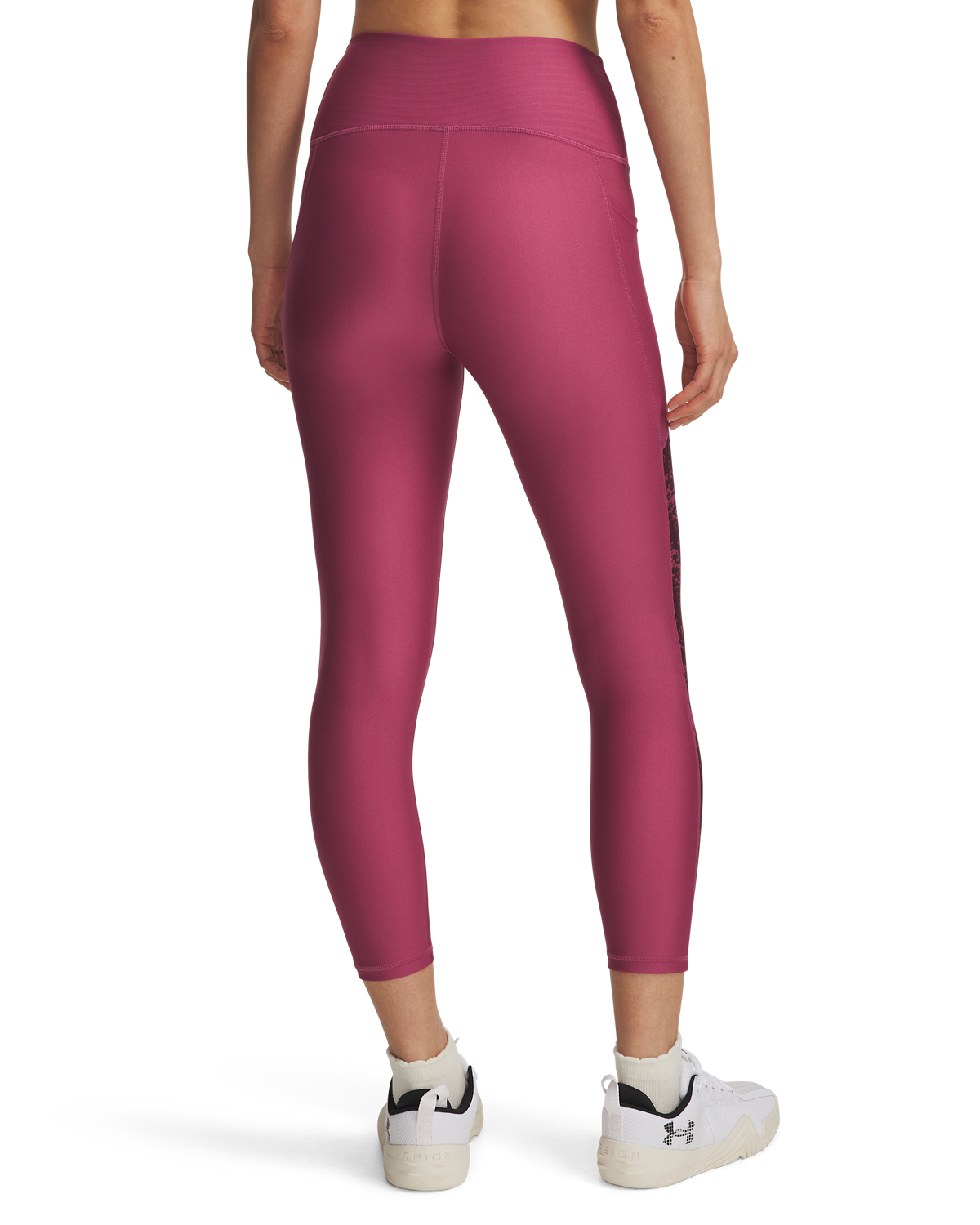 Women's UA Tech™ Printed Panel Ankle Leggings