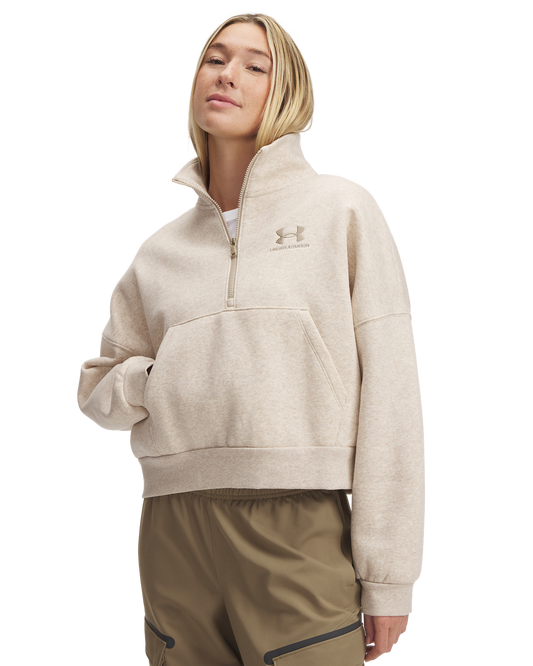 Women's UA Icon Fleece Oversized ½ Zip