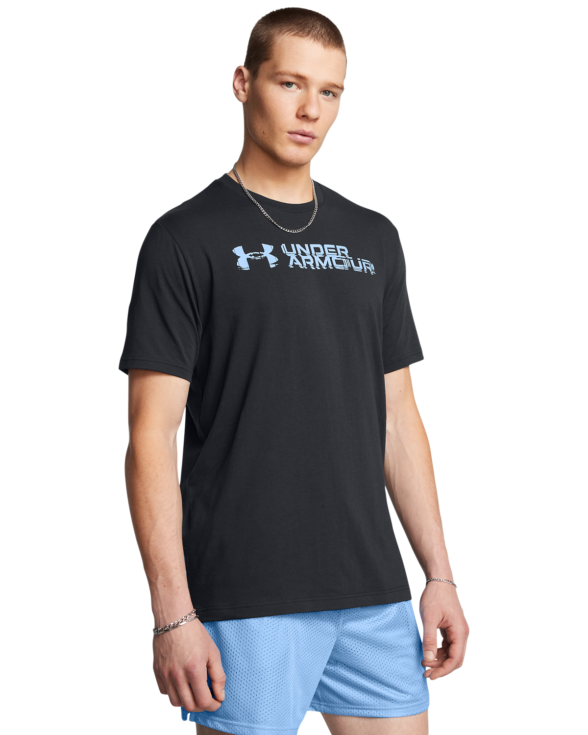 Men's UA Sliced Wordmark Short Sleeve