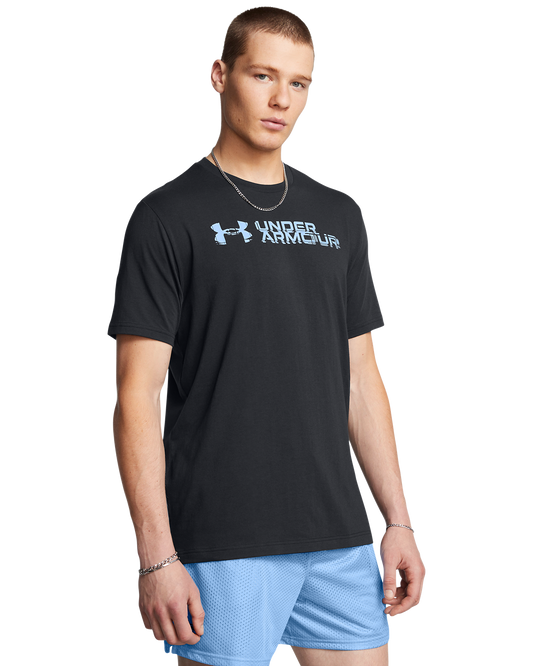 Men's UA Sliced Wordmark Short Sleeve