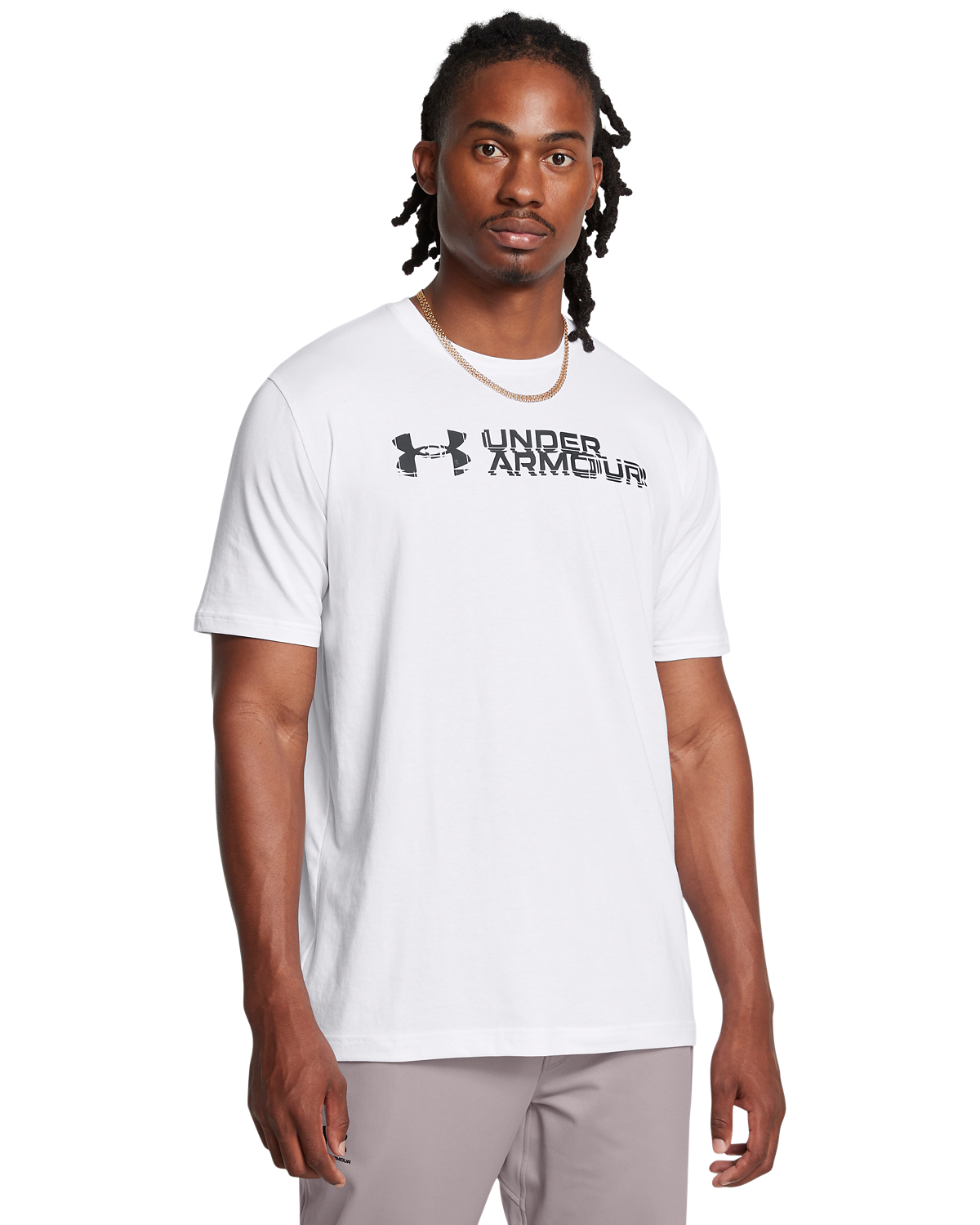 Men's UA Sliced Wordmark Short Sleeve